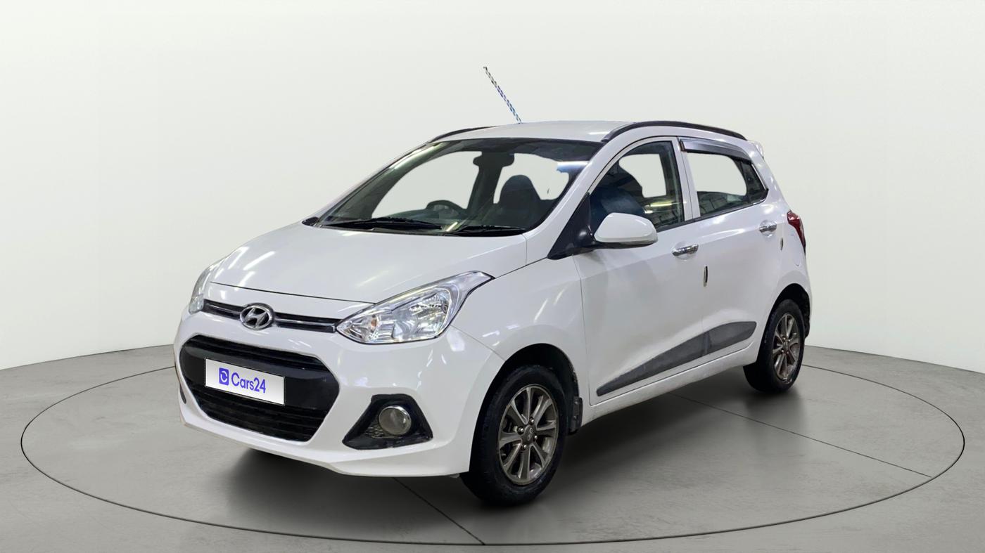 2015 Hyundai Grand i10 ASTA (O) 1.2 KAPPA VTVT, Petrol, Manual, 46,142 km, Left Front Diagonal