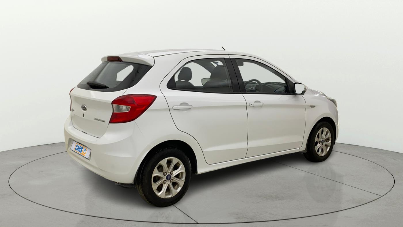 2017 Ford New Figo TITANIUM 1.2 PETROL MT, Petrol, Manual, 47,608 km, Right Back Diagonal
