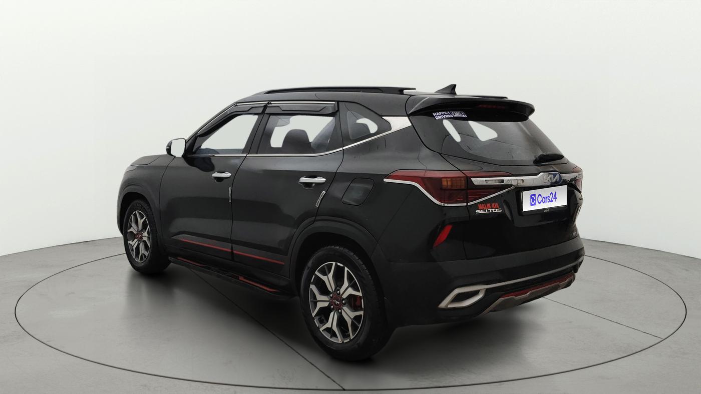 2022 KIA SELTOS GTX (O) 1.4 PETROL, Petrol, Manual, 52,485 km, Left Back Diagonal