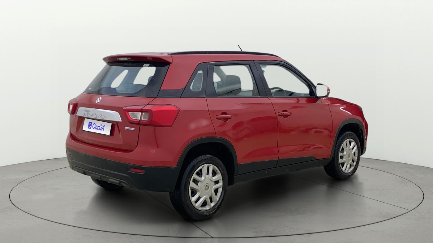 2021 Maruti Vitara Brezza VXI AT SHVS, Petrol, Automatic, 65,953 km, Right Back Diagonal