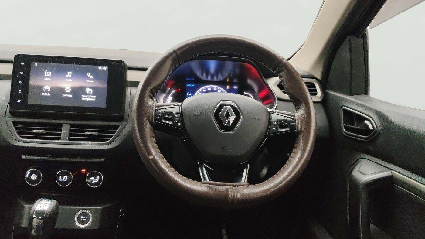 2021 Renault Kiger RXZ AMT, Petrol, Automatic, 29,061 km, Steering Wheel Close Up
