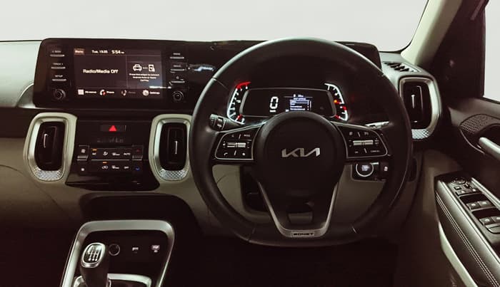 2021 KIA SONET HTX ANNIVERSARY EDITION 1.0 IMT, Petrol, Manual, 22,441 km, Steering Wheel Close Up