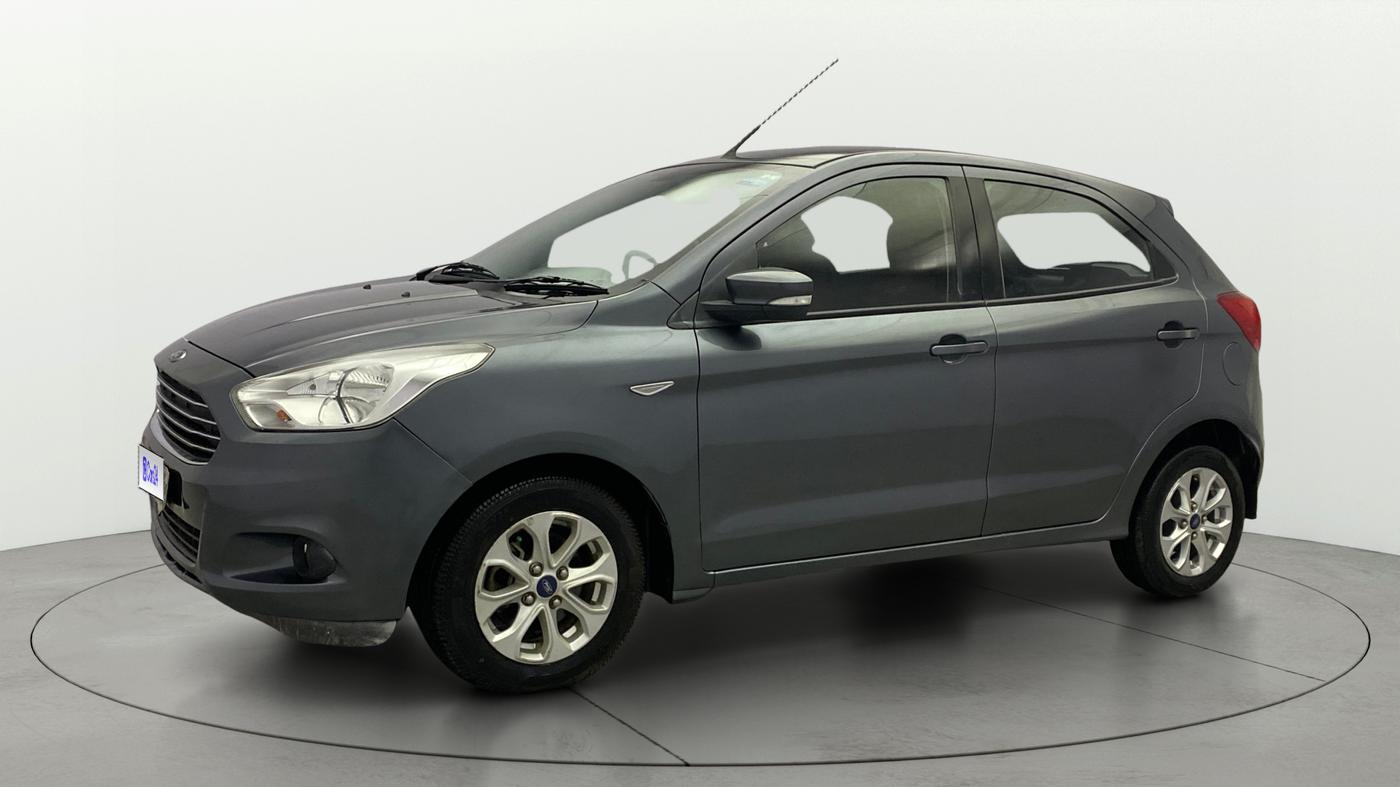 2016 Ford New Figo TITANIUM 1.2 PETROL MT, Petrol, Manual, 44,499 km, Left Front Diagonal
