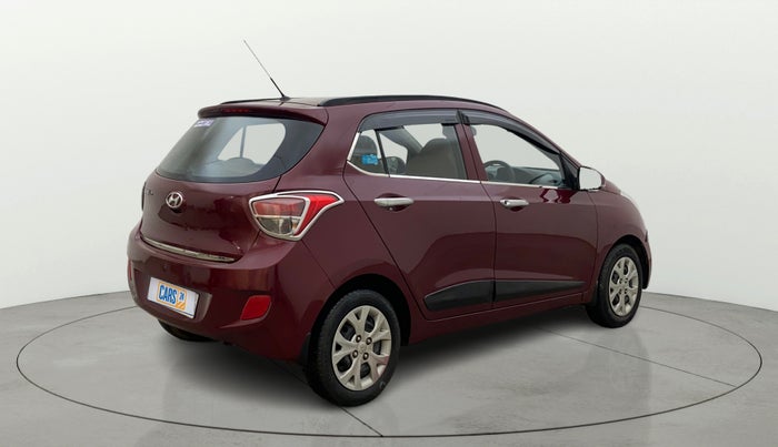 2016 Hyundai Grand i10 SPORTZ 1.2 KAPPA VTVT, Petrol, Manual, 57,446 km, Right Back Diagonal