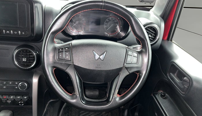 2022 Mahindra Thar LX PETROL HT 4WD AT, Petrol, Automatic, 16,507 km, Steering Wheel Close Up