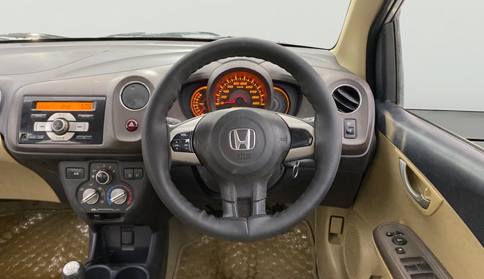 2013 Honda Amaze 1.2L I-VTEC VX, Petrol, Manual, 83,568 km, Steering Wheel Close Up