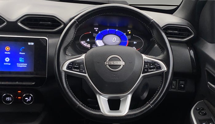 2021 Nissan MAGNITE XV PREMIUM TURBO (O) CVT, Petrol, Automatic, 27,635 km, Steering Wheel Close Up