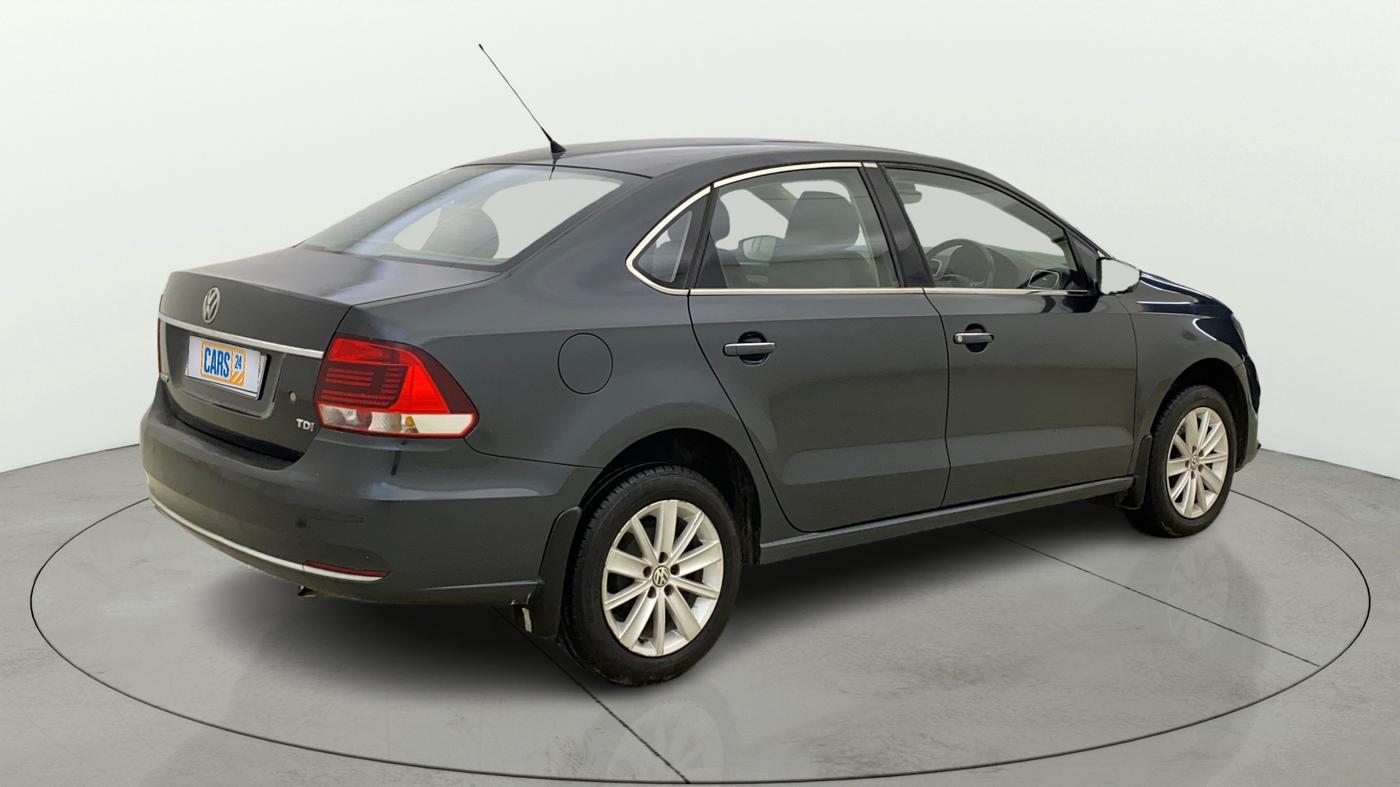 2016 Volkswagen Vento HIGHLINE 1.5 AT, Diesel, Automatic, 55,573 km, Right Back Diagonal