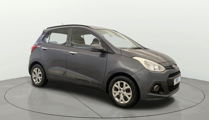 2014 Hyundai Grand i10 SPORTZ 1.2 KAPPA VTVT, Petrol, Manual, 39,981 km, Right Front Diagonal