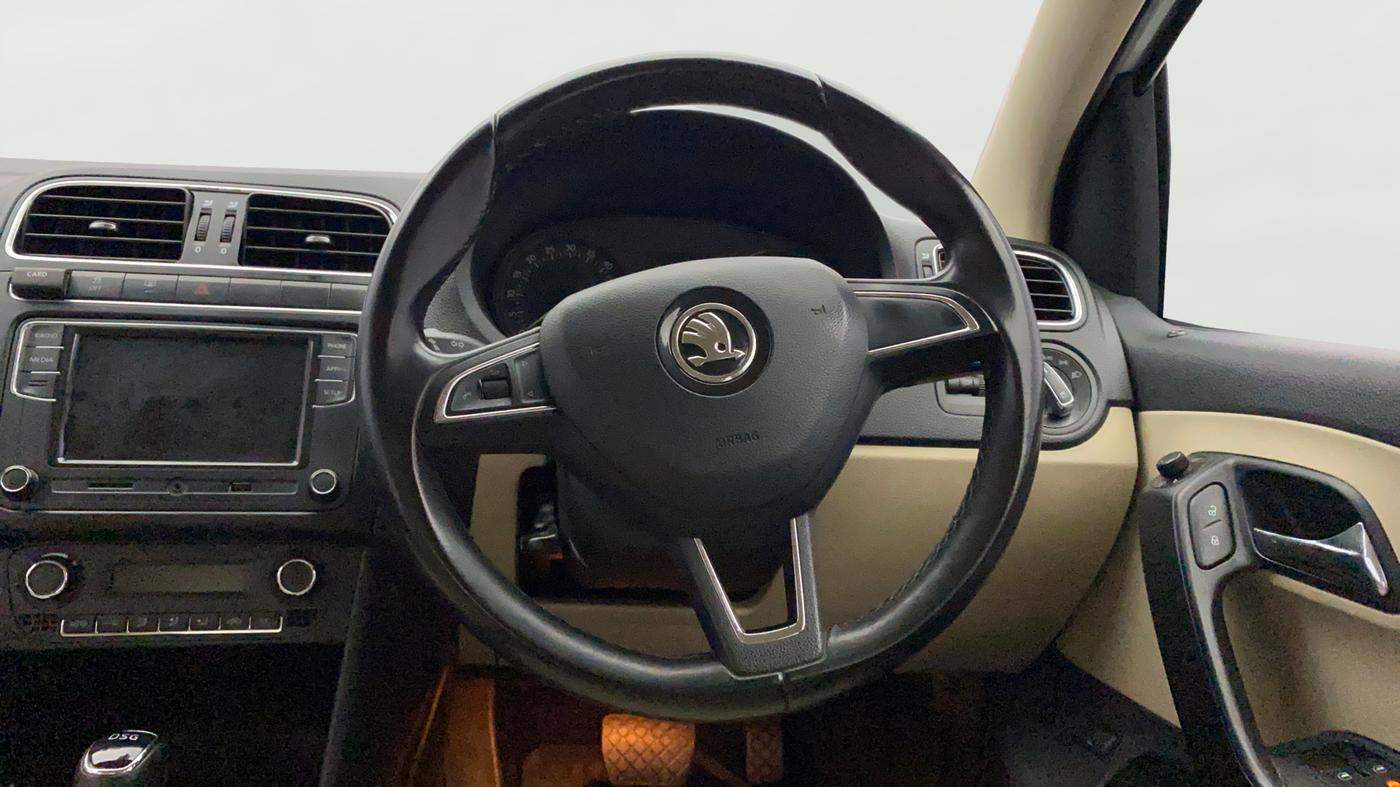 2019 Skoda Rapid STYLE 1.5 TDI AT, Diesel, Automatic, 95,582 km, Steering Wheel Close Up