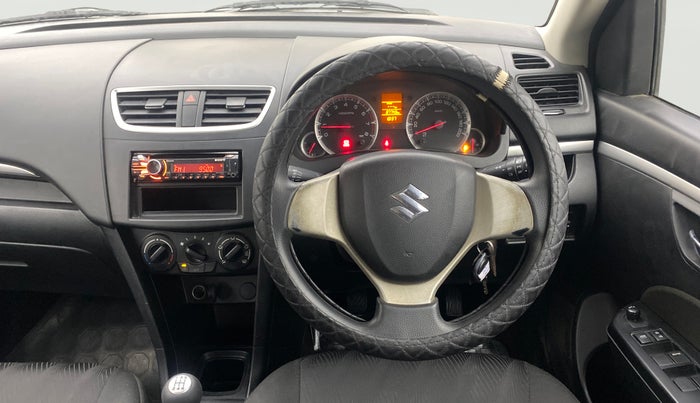 2013 Maruti Swift VXI, Petrol, Manual, 87,697 km, Steering Wheel Close Up