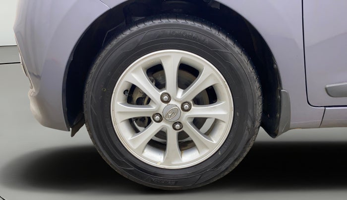 2014 Hyundai Grand i10 ASTA AT 1.2 KAPPA VTVT, Petrol, Automatic, 78,922 km, Left Front Wheel
