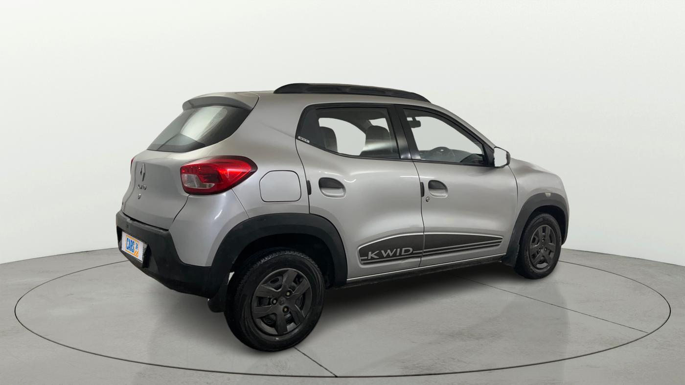 2019 Renault Kwid RXT 1.0 (O), Petrol, Manual, 56,423 km, Right Back Diagonal