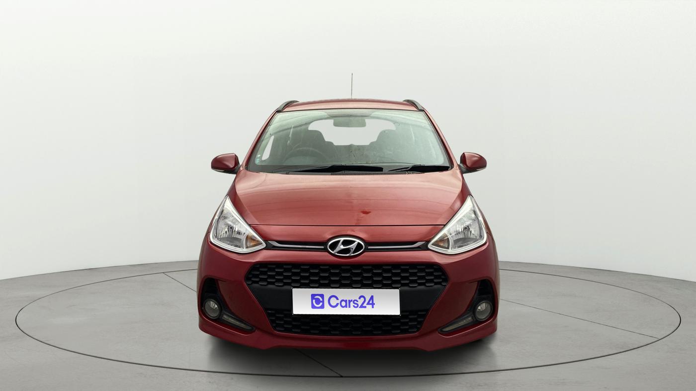 2017 Hyundai Grand i10 SPORTZ (O) AT 1.2 KAPPA VTVT, Petrol, Automatic, 1,08,807 km, Front