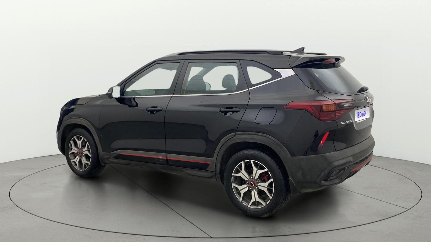 2021 KIA SELTOS GTX PLUS AT 1.5 DIESEL, Diesel, Automatic, 1,12,427 km, Left Back Diagonal