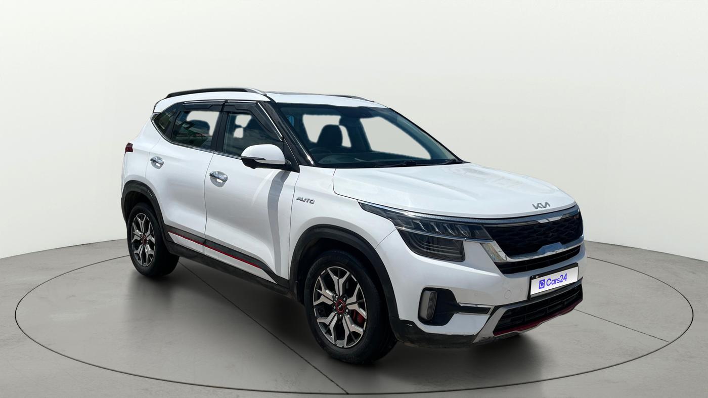 2022 KIA SELTOS GTX PLUS 1.5 DIESEL AT, Diesel, Automatic, 72,808 km, Right Front Diagonal