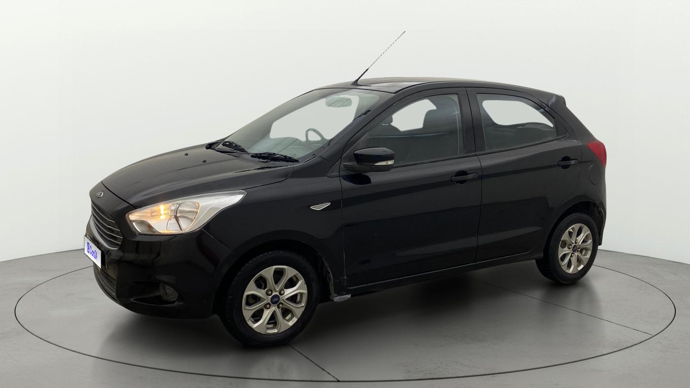 2016 Ford New Figo TITANIUM 1.5 PETROL AT, Petrol, Automatic, 79,835 km, Left Front Diagonal