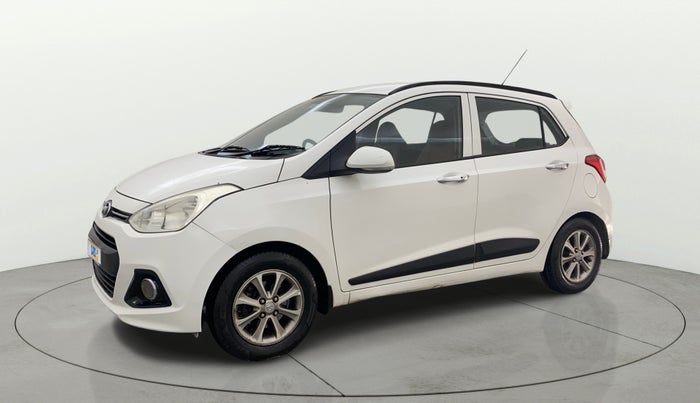 2016 Hyundai Grand i10 ASTA (O) AT 1.2 KAPPA VTVT, CNG, Automatic, 75,556 km, Left Front Diagonal