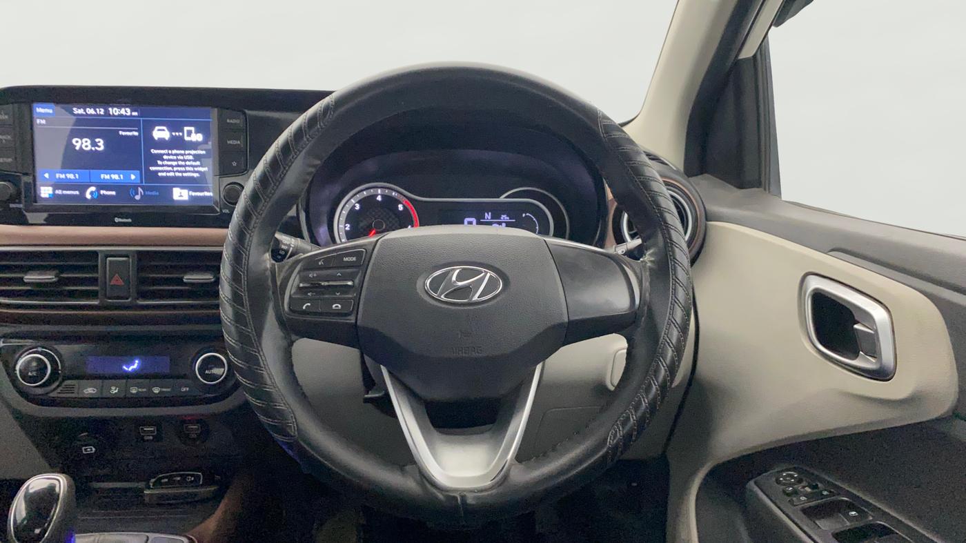 2020 Hyundai AURA SX PLUS 1.2 AMT CRDI, Diesel, Automatic, 66,459 km, Steering Wheel Close Up
