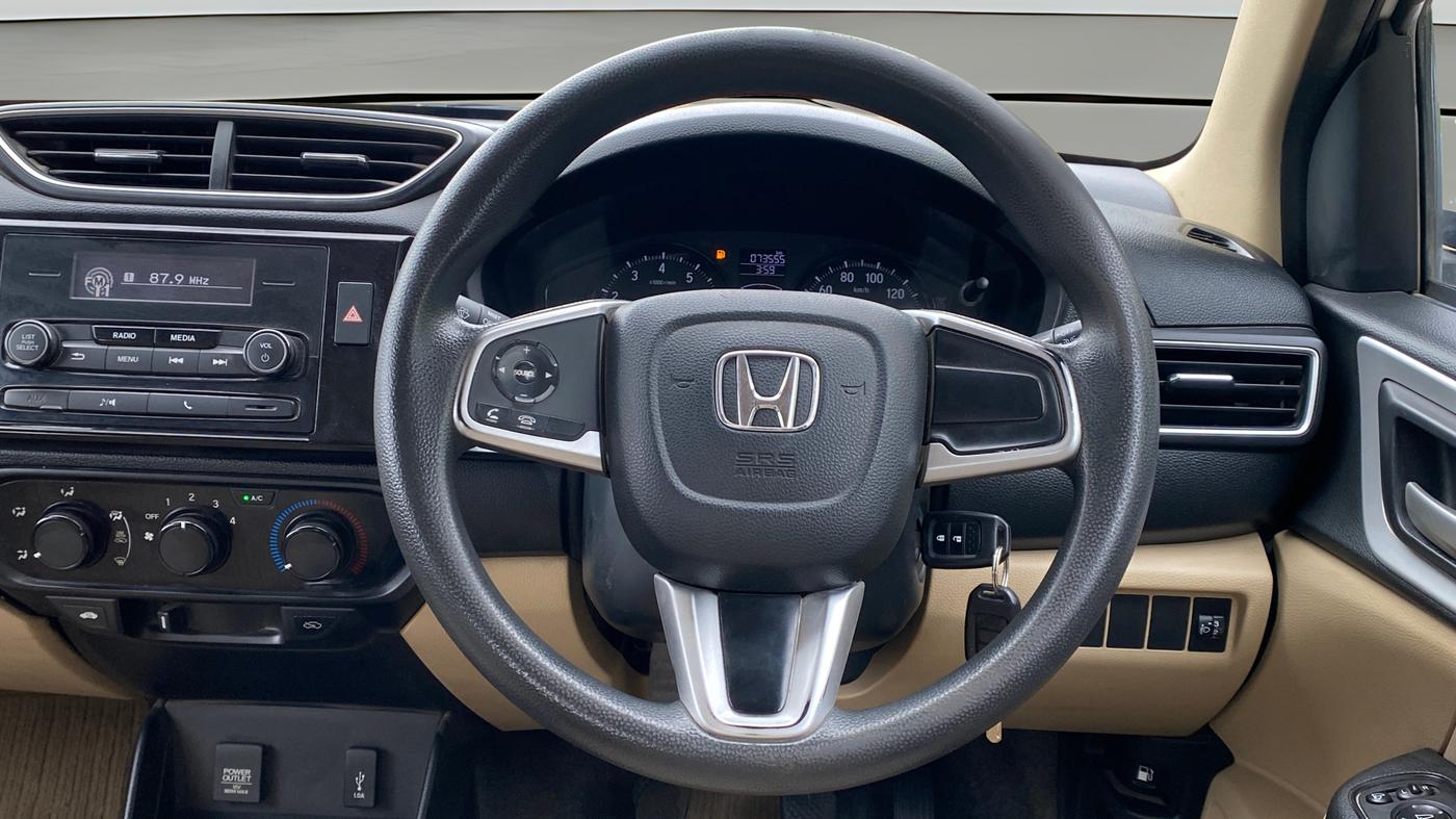 2023 Honda Amaze 1.2L I-VTEC S, Petrol, Manual, 73,548 km, Steering Wheel Close Up