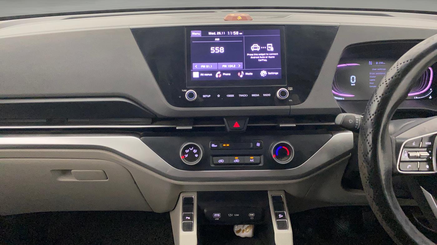 2023 KIA CARENS  PRESTIGE 1.5 TURBO PETROL IMT 7 STR , Petrol, Manual, 35,362 km, Air Conditioner