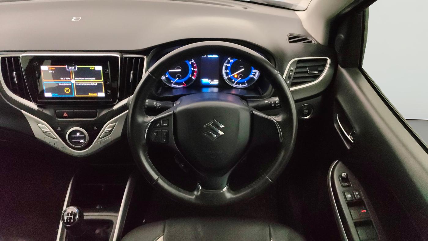 2017 Maruti Baleno ALPHA PETROL 1.2, Petrol, Manual, 37,740 km, Steering Wheel Close Up