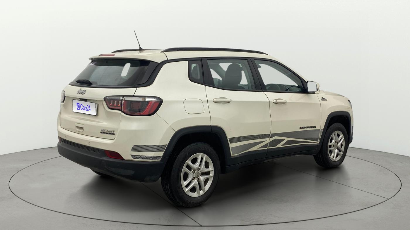 2019 Jeep Compass SPORT PLUS 1.4 PETROL, Petrol, Manual, 38,649 km, Right Back Diagonal