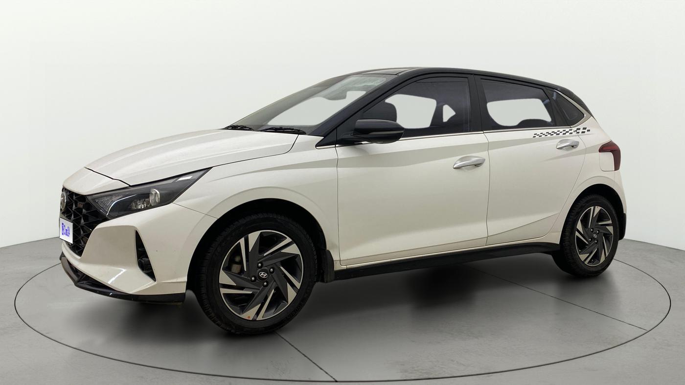 2021 Hyundai NEW I20 Asta (O) 1.0 Turbo DCT Dual Tone, Petrol, Automatic, 58,948 km, Left Front Diagonal