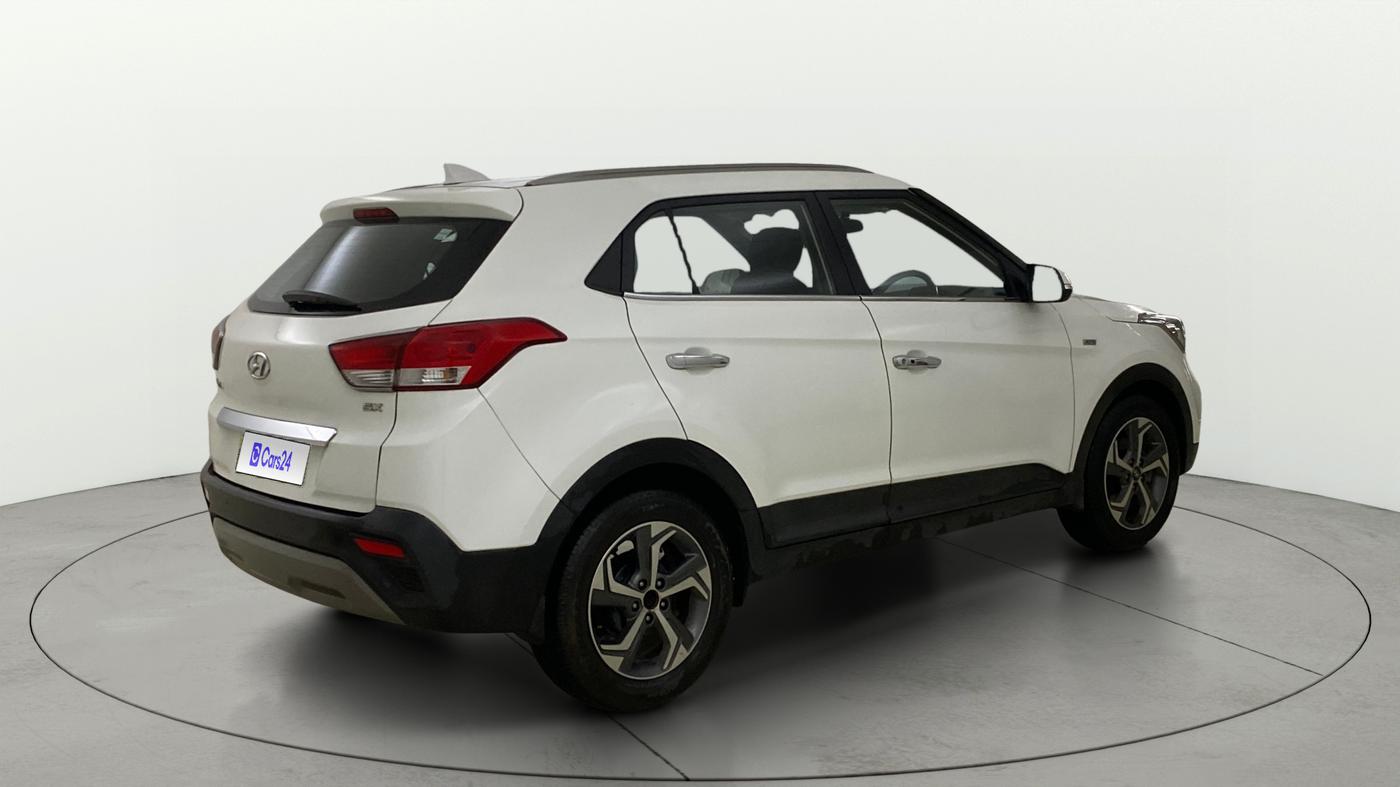 2018 Hyundai Creta SX AT 1.6 PETROL, Petrol, Automatic, 39,125 km, Right Back Diagonal