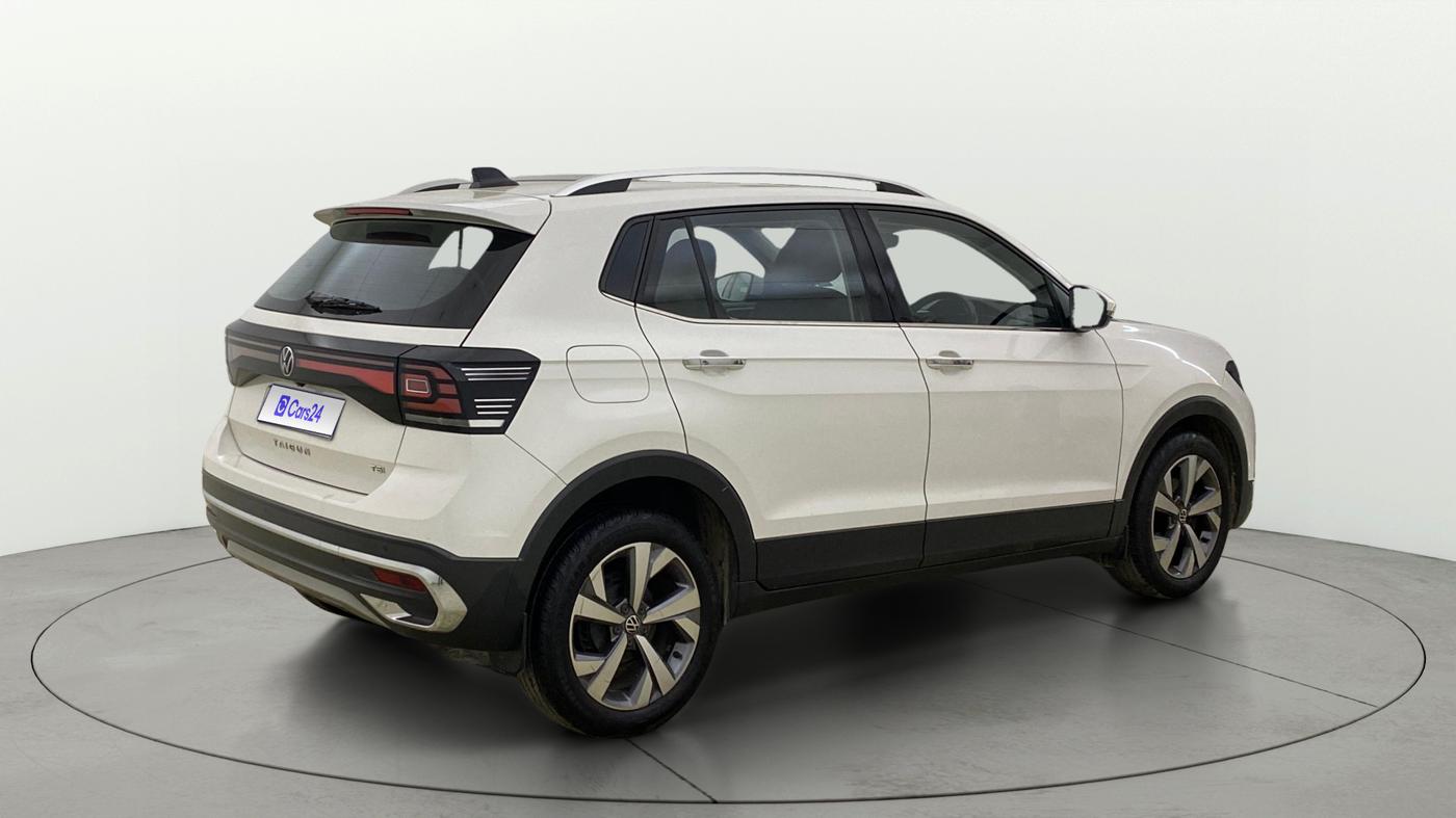 2023 Volkswagen TAIGUN TOPLINE 1.0 TSI MT, Petrol, Manual, 75,967 km, Right Back Diagonal