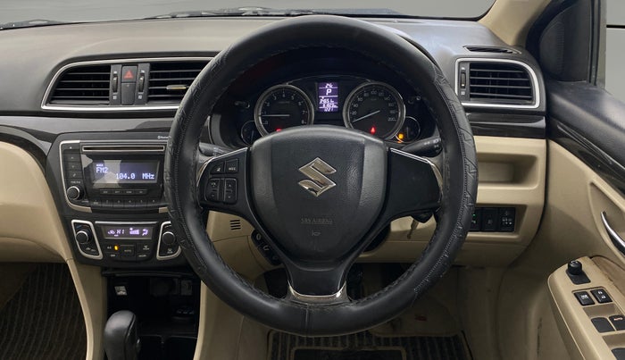 2017 Maruti Ciaz DELTA 1.4 AT PETROL, Petrol, Automatic, 61,821 km, Steering Wheel Close Up