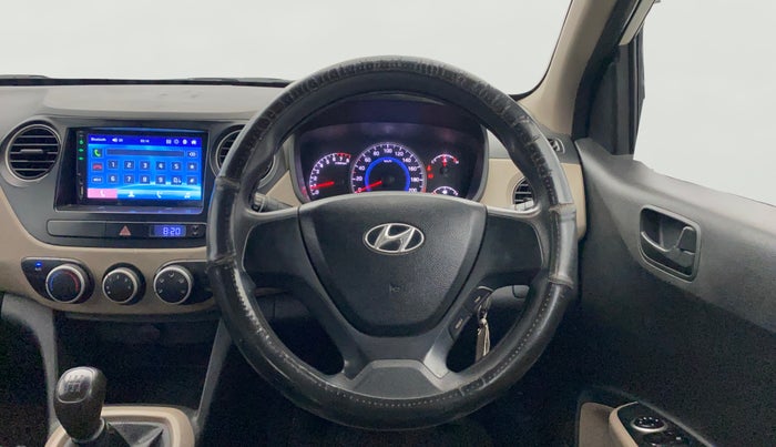 2015 Hyundai Grand i10 MAGNA 1.2 KAPPA VTVT, Petrol, Manual, 83,633 km, Steering Wheel Close Up