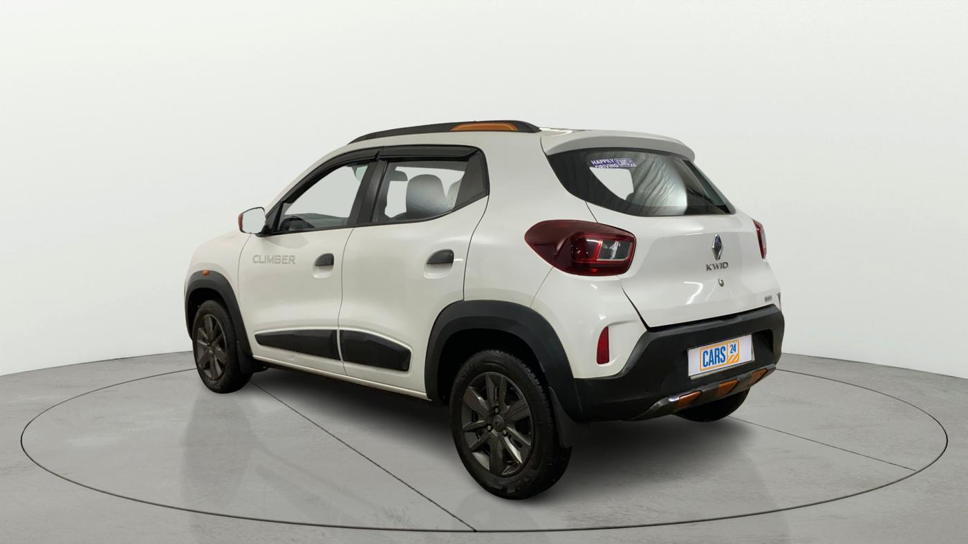 2021 Renault Kwid CLIMBER 1.0 AMT (O) DUAL TONE, Petrol, Automatic, 54,185 km, Left Back Diagonal