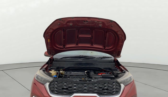 2021 KIA SONET HTX 1.0 IMT, Petrol, Manual, 1,14,554 km, Open Bonet