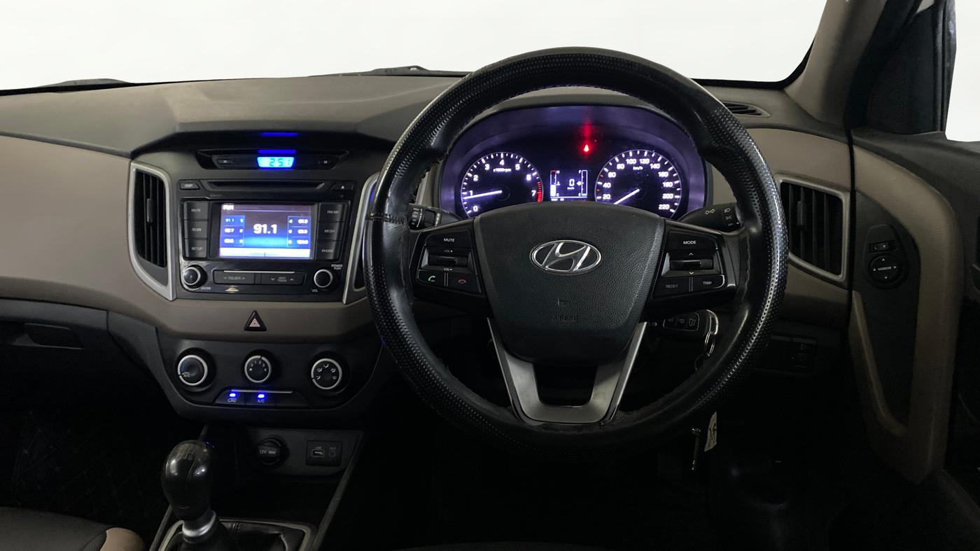 2017 Hyundai Creta E PLUS 1.6 PETROL, Petrol, Manual, 94,157 km, Steering Wheel Close Up