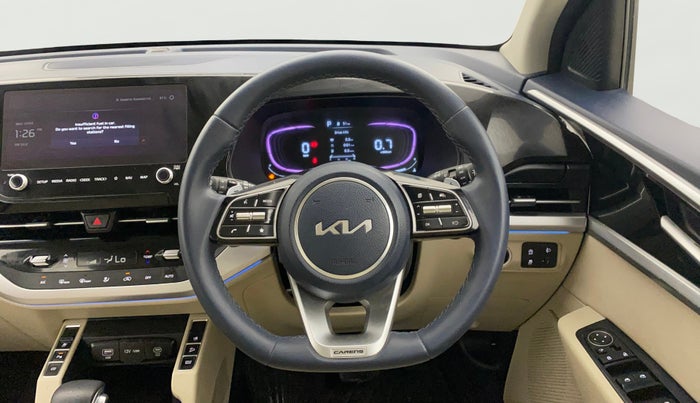 2023 KIA CARENS LUXURY PLUS 1.5 DIESEL AT 7 STR, Diesel, Automatic, 13,641 km, Steering Wheel Close Up