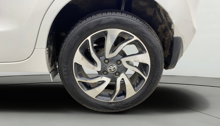 2019 Toyota Glanza V CVT, Petrol, Automatic, 53,390 km, Left Rear Wheel