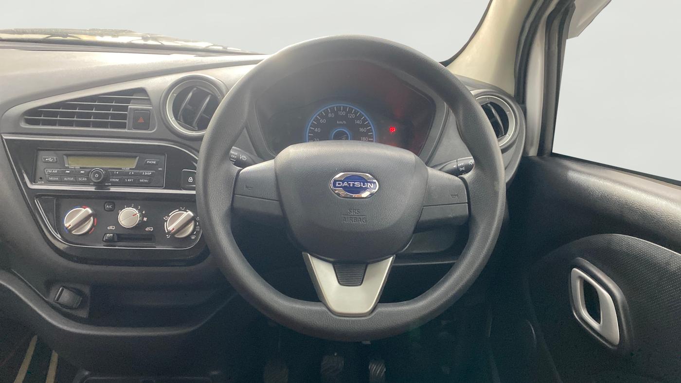 2019 Datsun Redi Go S 1.0, Petrol, Manual, 23,169 km, Steering Wheel Close Up
