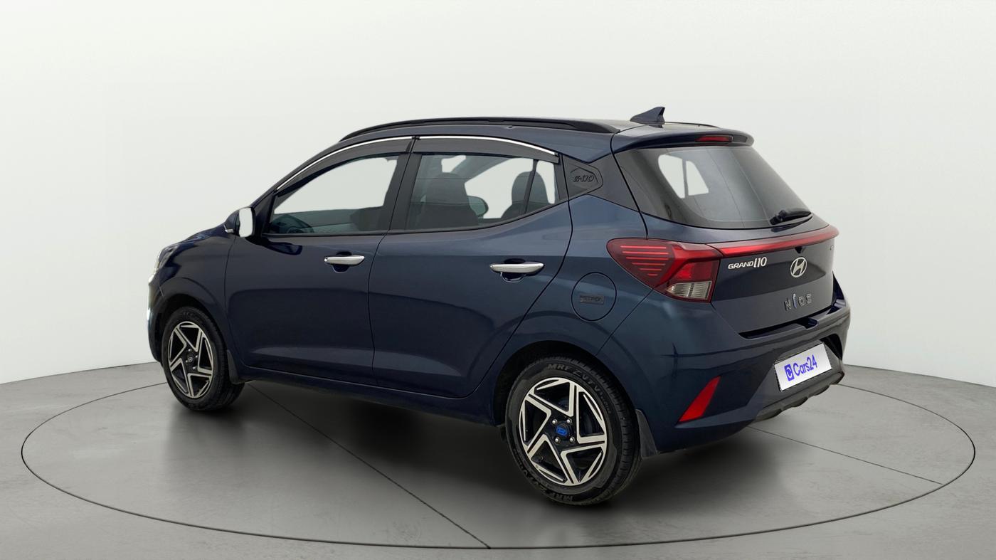 2024 Hyundai GRAND I10 NIOS ASTA AMT 1.2 KAPPA VTVT, Petrol, Automatic, 23,608 km, Left Back Diagonal