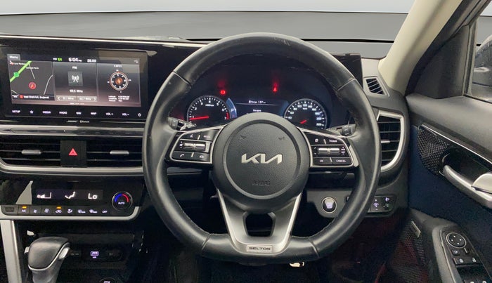 2021 KIA SELTOS X LINE 1.4 PETROL DCT, Petrol, Automatic, 46,618 km, Steering Wheel Close Up