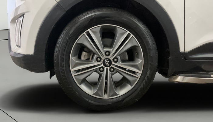 2017 Hyundai Creta SX PLUS AT 1.6 PETROL, Petrol, Automatic, 61,555 km, Left Front Wheel