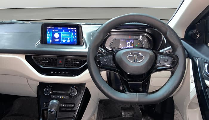 2021 Tata NEXON XZA PLUS SUNROOF PETROL, Petrol, Automatic, 78,095 km, Steering Wheel Close Up