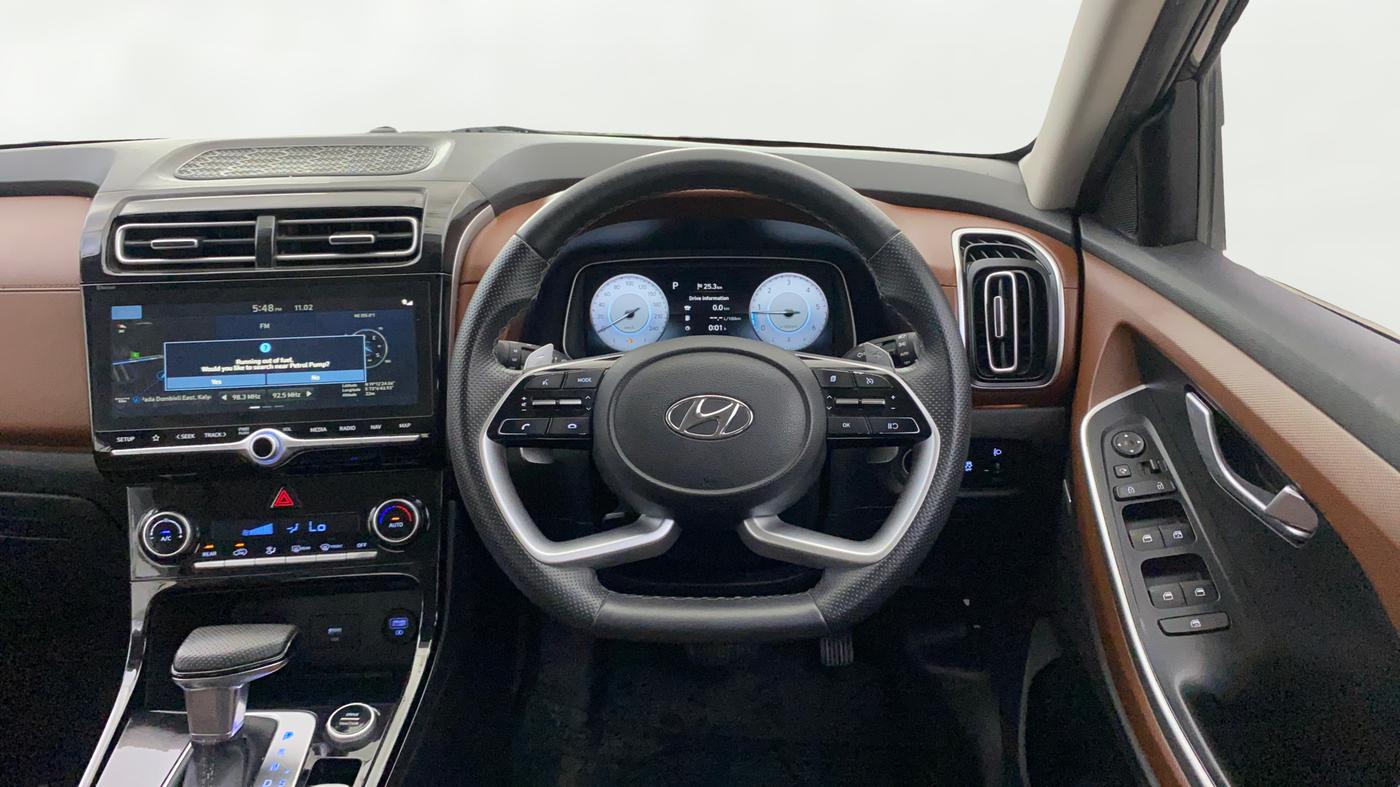 2022 Hyundai ALCAZAR PLATINUM(O) 6STR 1.5 AT, Diesel, Automatic, 78,426 km, Steering Wheel Close Up