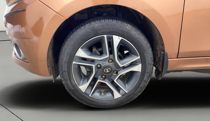 2017 Tata TIGOR XZA PETROL, Petrol, Automatic, 56,811 km, Left Front Wheel