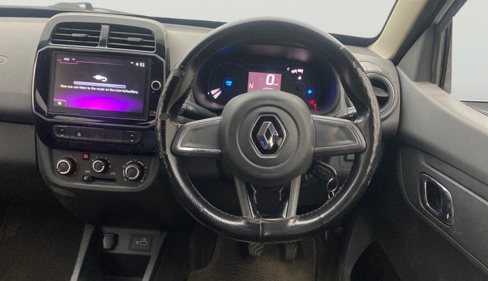 2019 Renault Kwid RXT 1.0 AMT, Petrol, Automatic, 42,872 km, Steering Wheel Close Up