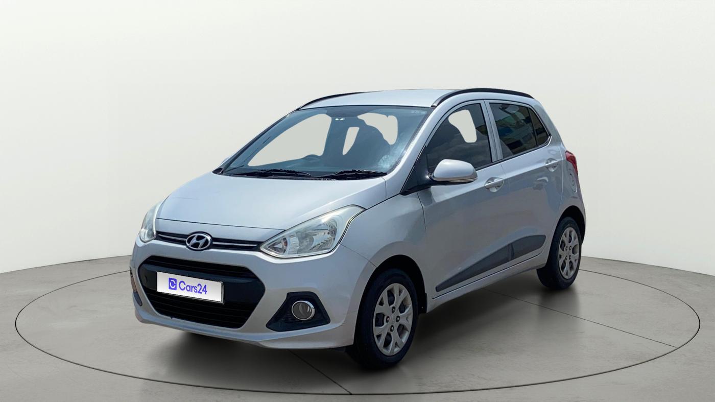 2016 Hyundai Grand i10 SPORTZ 1.2 KAPPA VTVT, Petrol, Manual, 91,396 km, Left Front Diagonal