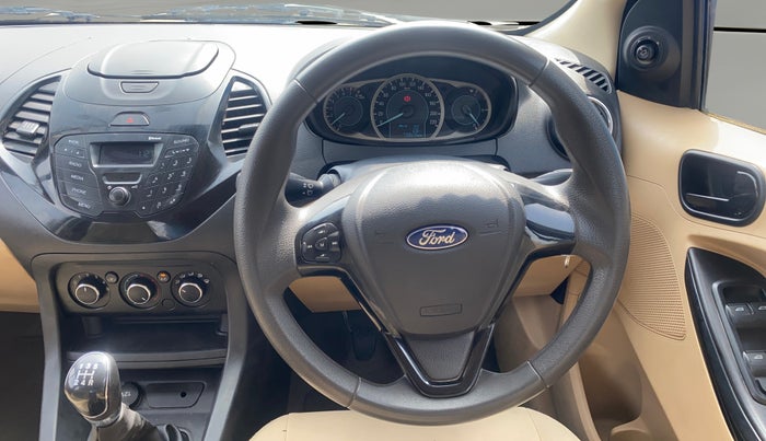 2015 Ford Figo Aspire TREND 1.2 PETROL, Petrol, Manual, 73,823 km, Steering Wheel Close Up