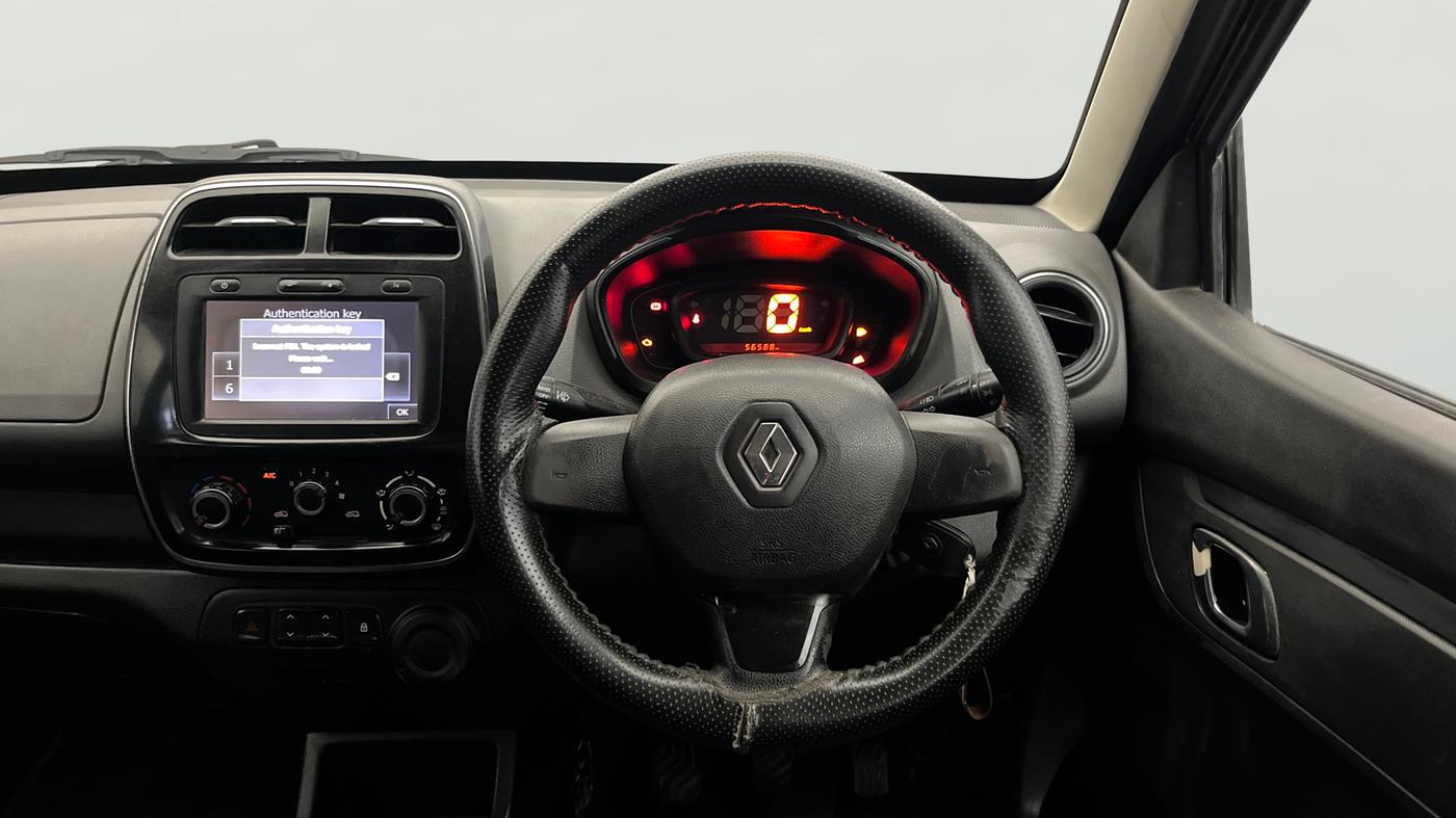 2019 Renault Kwid RXT 1.0 (O), Petrol, Manual, 56,568 km, Steering Wheel Close Up