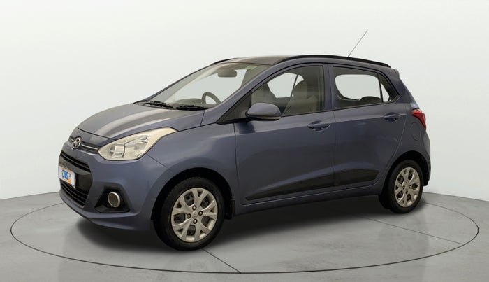 2015 Hyundai Grand i10 SPORTZ 1.2 KAPPA VTVT, Petrol, Manual, 42,147 km, Left Front Diagonal