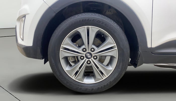 2017 Hyundai Creta SX PLUS 1.6 PETROL SPECIAL EDITION, Petrol, Manual, 73,358 km, Left Front Wheel